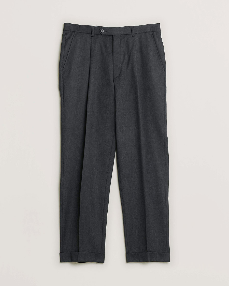 Herr | Pre-owned Kostymer | Pre-owned | Oscar Jacobson Vintage Wool Suit Dark Grey 50