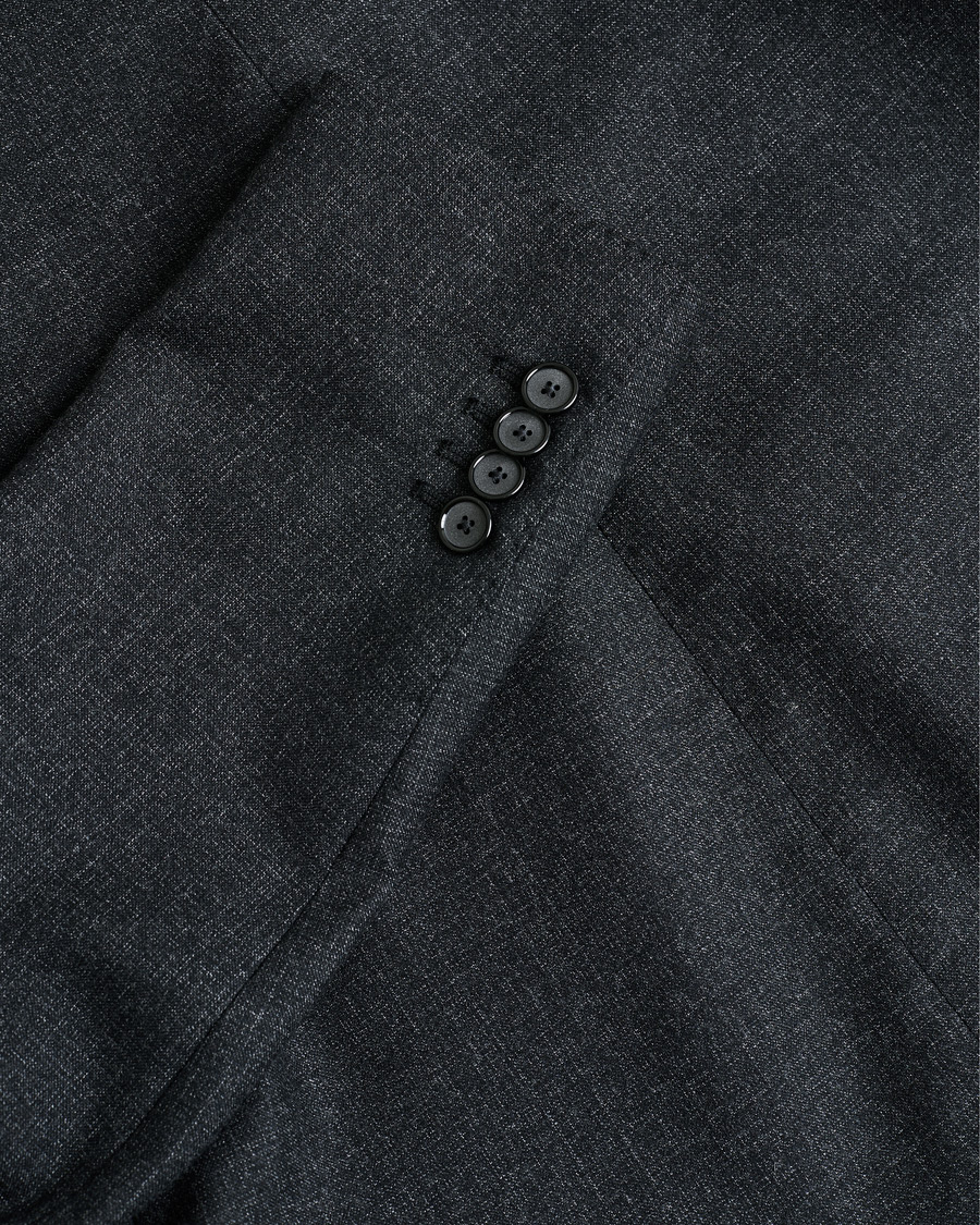 Herr | Pre-owned Kostymer | Pre-owned | Tagliatore Wool Suit Anthracite Melange 46