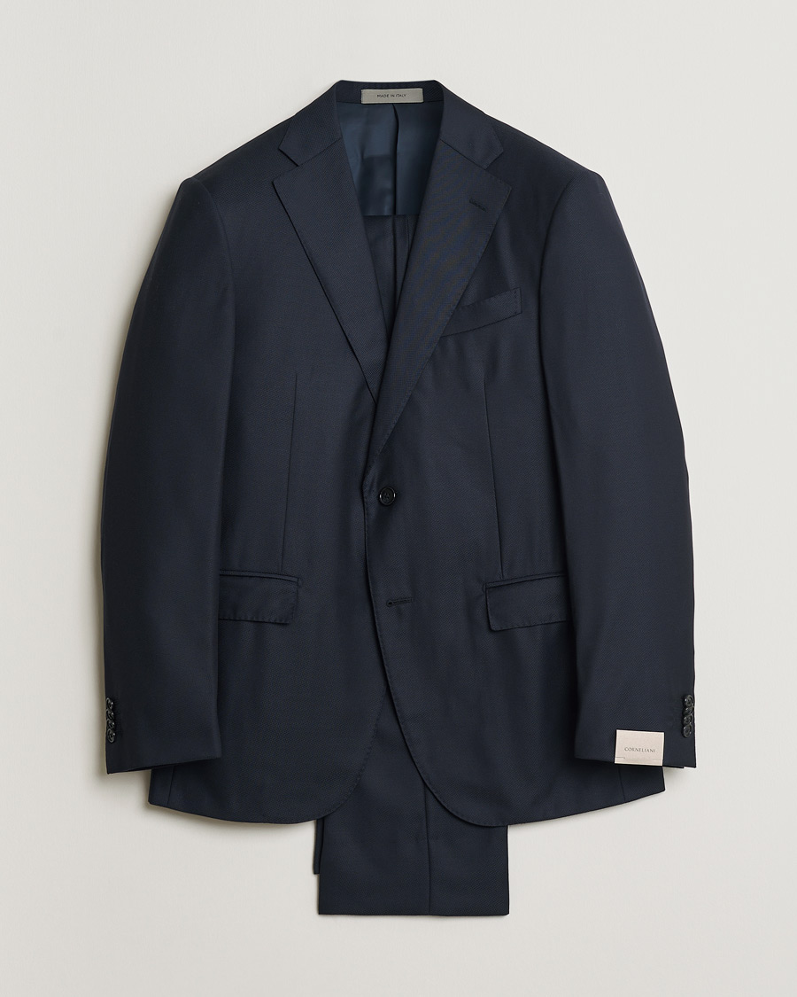 Herr | Pre-owned Kostymer | Pre-owned | Corneliani Wool Suit Navy 50