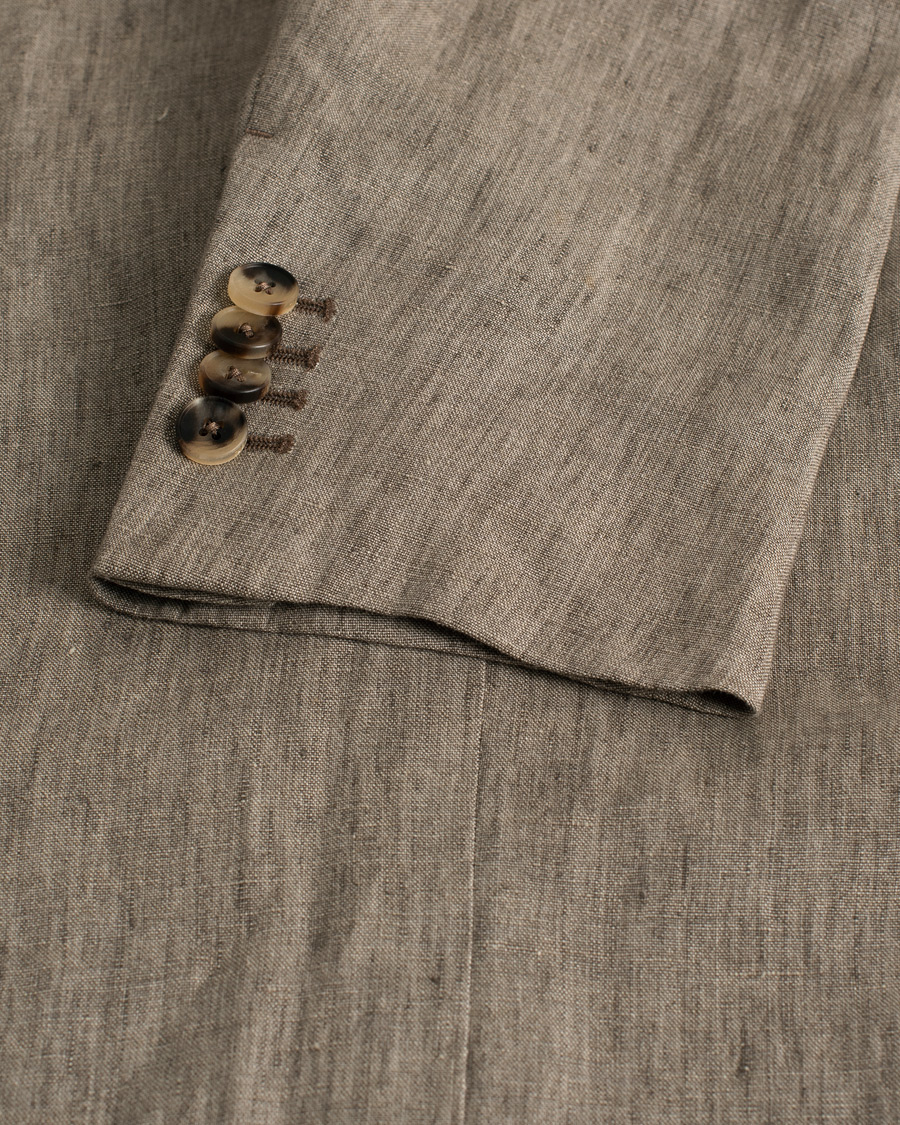 Herr | Pre-owned Kavajer | Pre-owned | Zegna Unconstructed Linen Blazer Beige 50