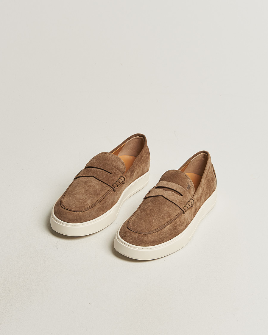 Herr | Pre-owned Skor | Pre-owned | Tod's Cassetta Loafer Brown Suede UK10 - EU44,5