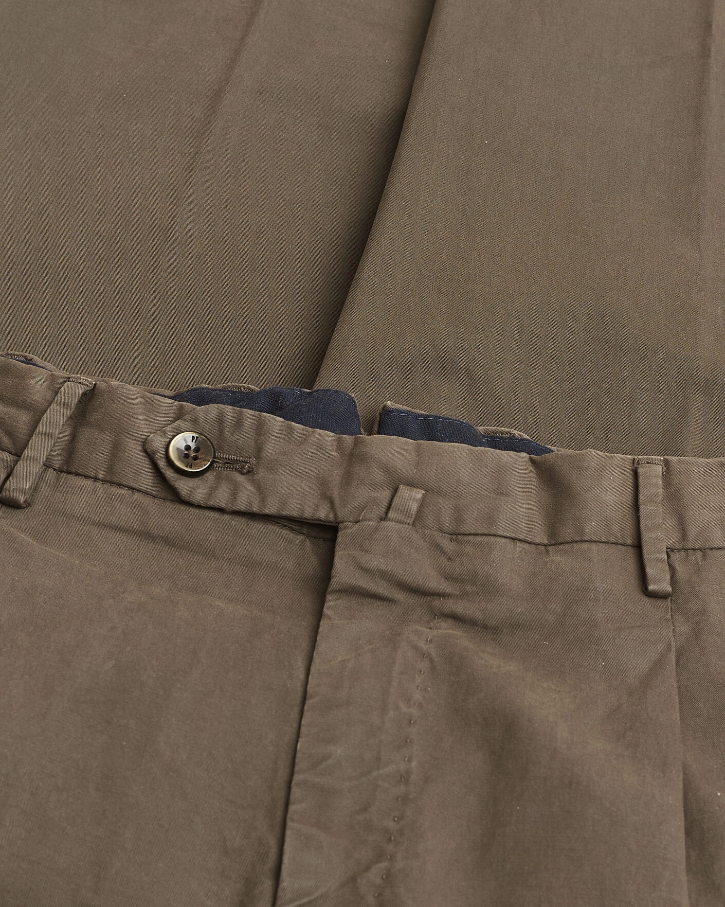Herr | Pre-owned Byxor | Pre-owned | PT01 Gentleman Fit Cotton/Stretch Trousers Brown 52