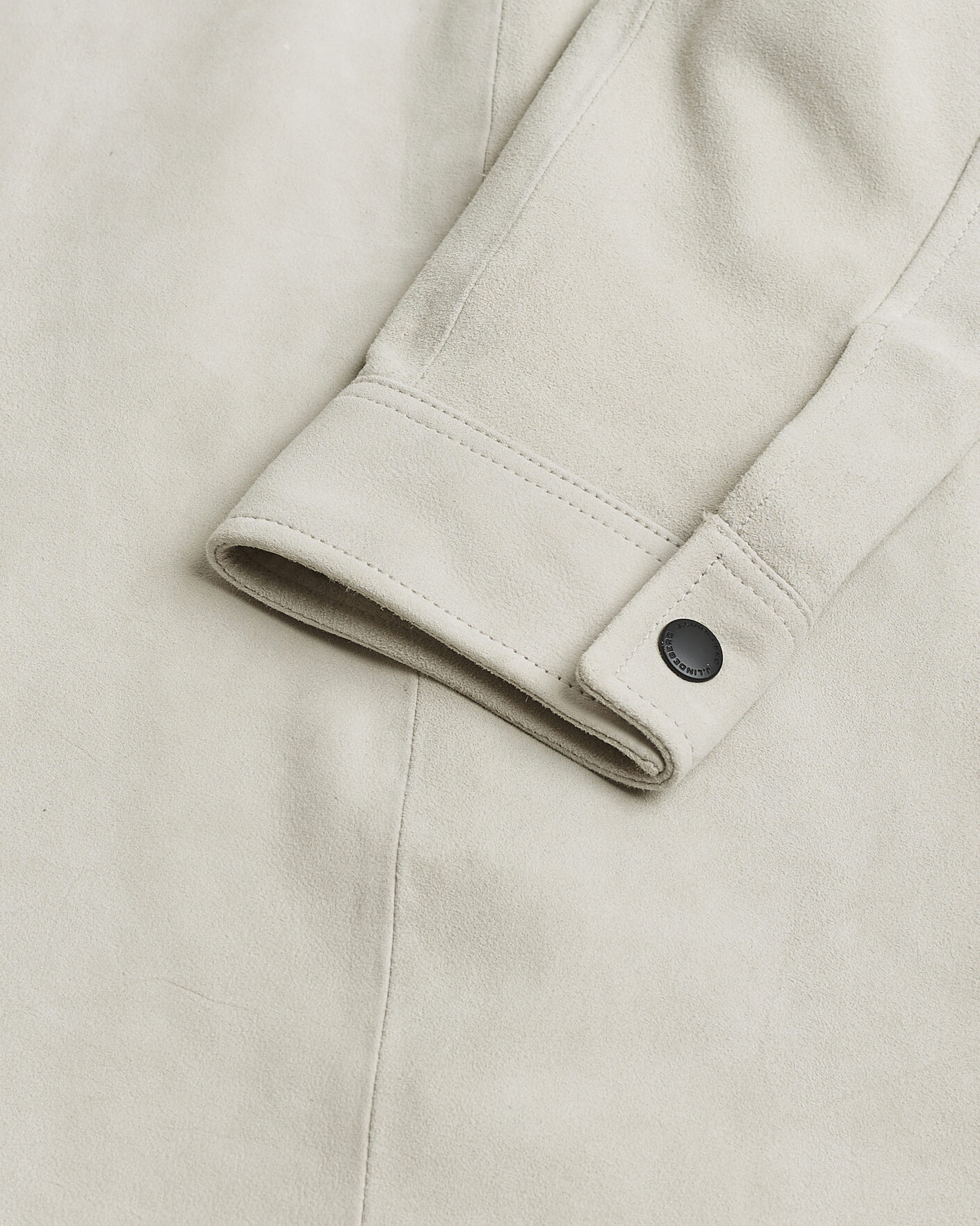 Herr | Pre-owned Skjortor | Pre-owned | J.Lindeberg Wilden Suede Overshirt Moonbeam M