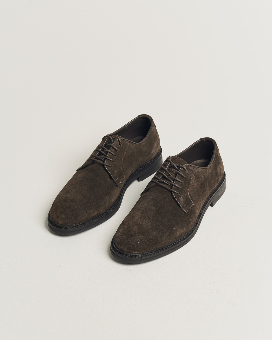 Herr | GANT Bidford Suede Derby Ebony Brown | Pre-owned | GANT Bidford Suede Derby Ebony Brown