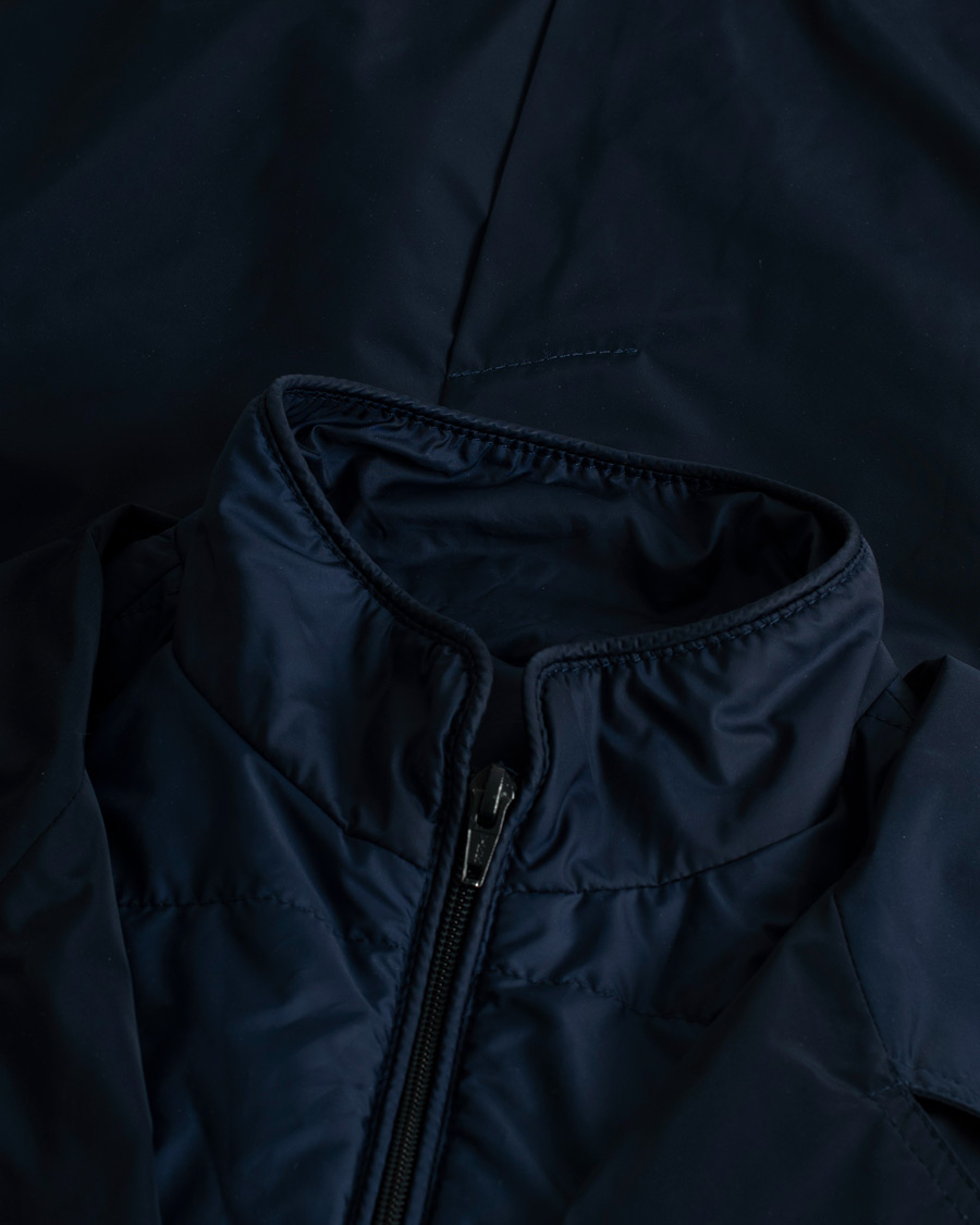 Herr | Pre-owned Jackor | Pre-owned | Morris Heritage Double Breasted Nylon Coat Navy 46