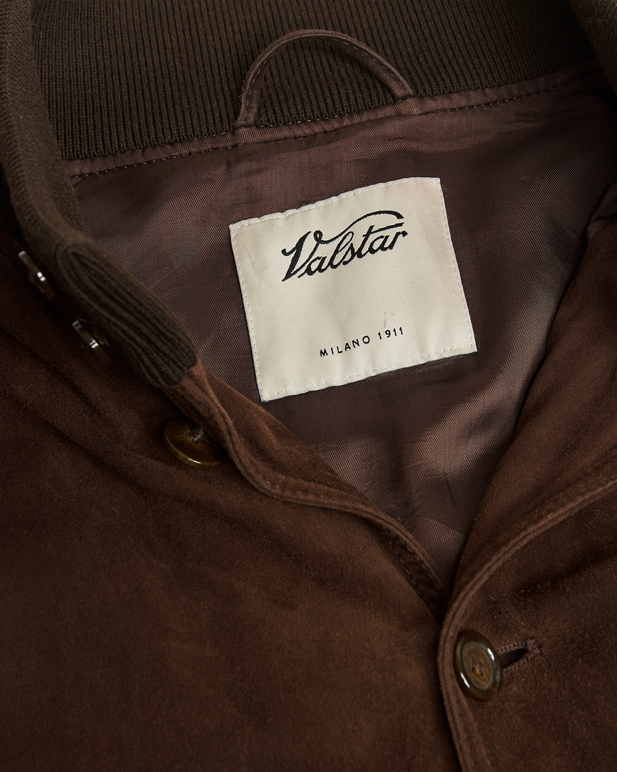 Herr | Pre-owned Jackor | Pre-owned | Valstar Valstarino Suede Jacket Dark Brown 54