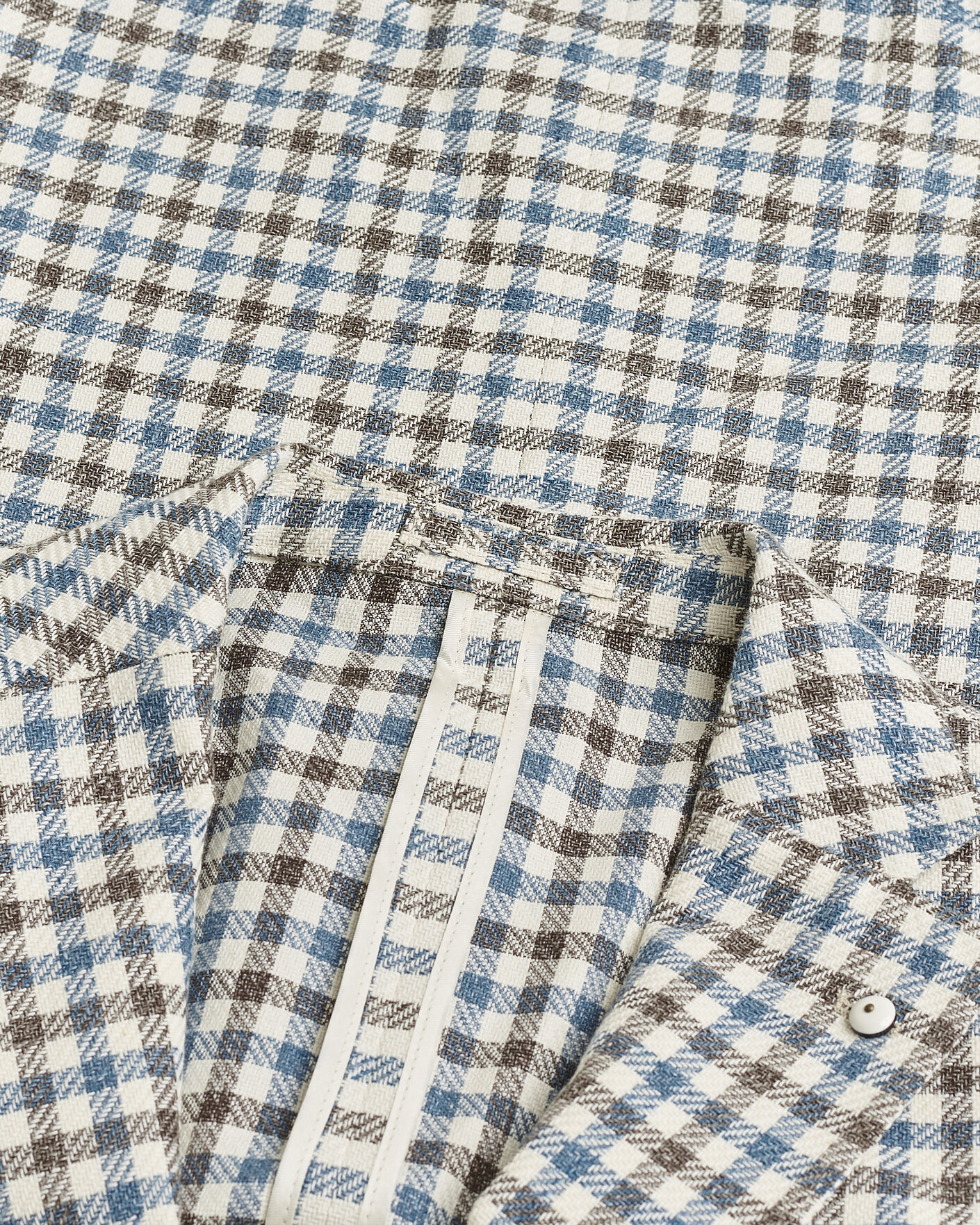 Herr | Pre-owned Kavajer | Pre-owned | L.B.M. 1911 Jack Regular Fit Checked Blazer Blue/Brown 52