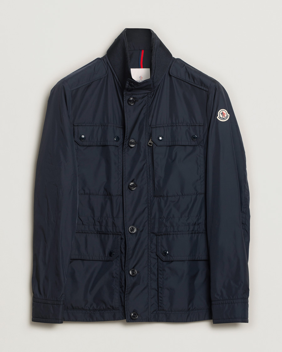 Herr | Moncler Lez Field Jacket Navy | Pre-owned | Moncler Lez Field Jacket Navy