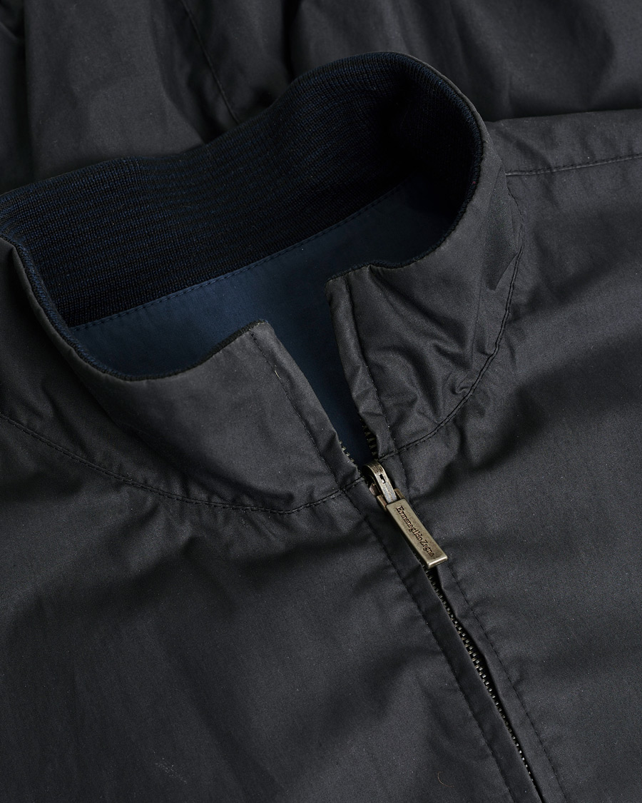 Herr | Pre-owned Jackor | Pre-owned | Ermenegildo Zegna Reversible Harrington Jacket Black/Blue L