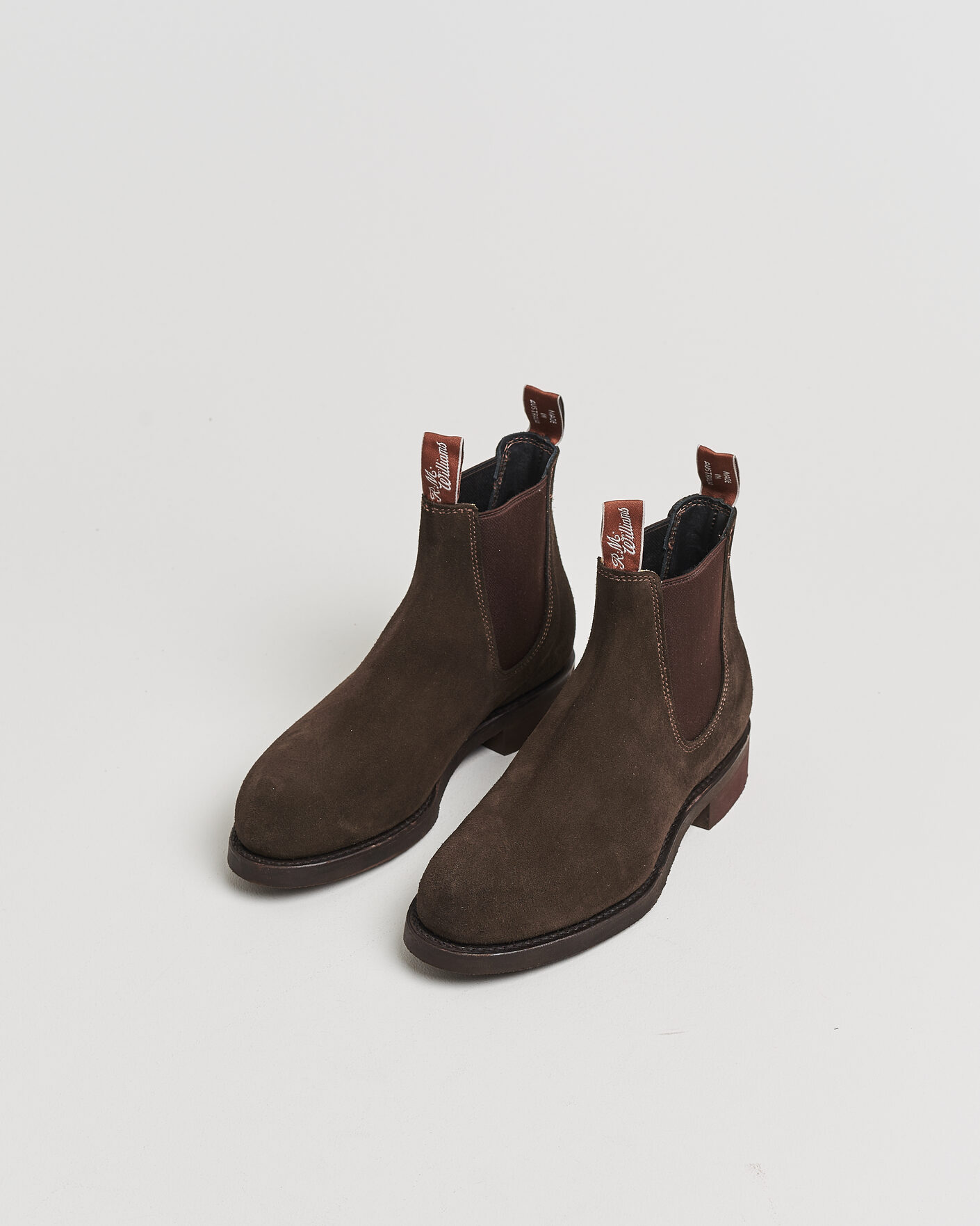 Herr | Pre-owned Randsydda skor | Pre-owned | R.M.Williams Gardener G Boot Chocolate Suede UK7 - EU41