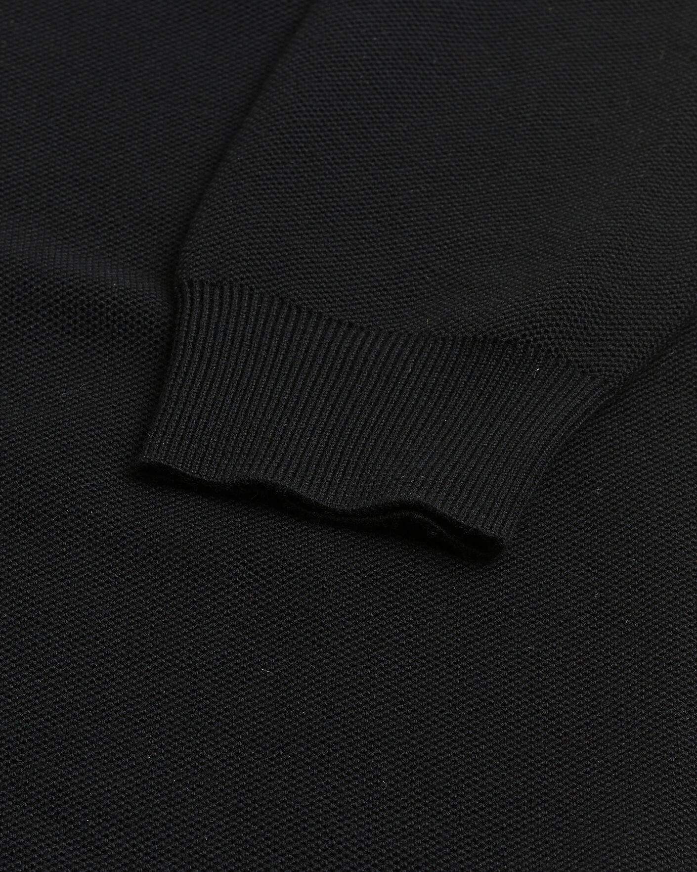 Herr | Pre-owned Tröjor | Pre-owned | Ralph Lauren Purple Label Wool Pique Half Zip Polo Black L