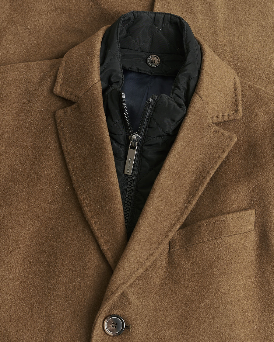 Herr | Pre-owned Jackor | Pre-owned | Sand Copenhagen Cashmere Blend Coat Brown 48