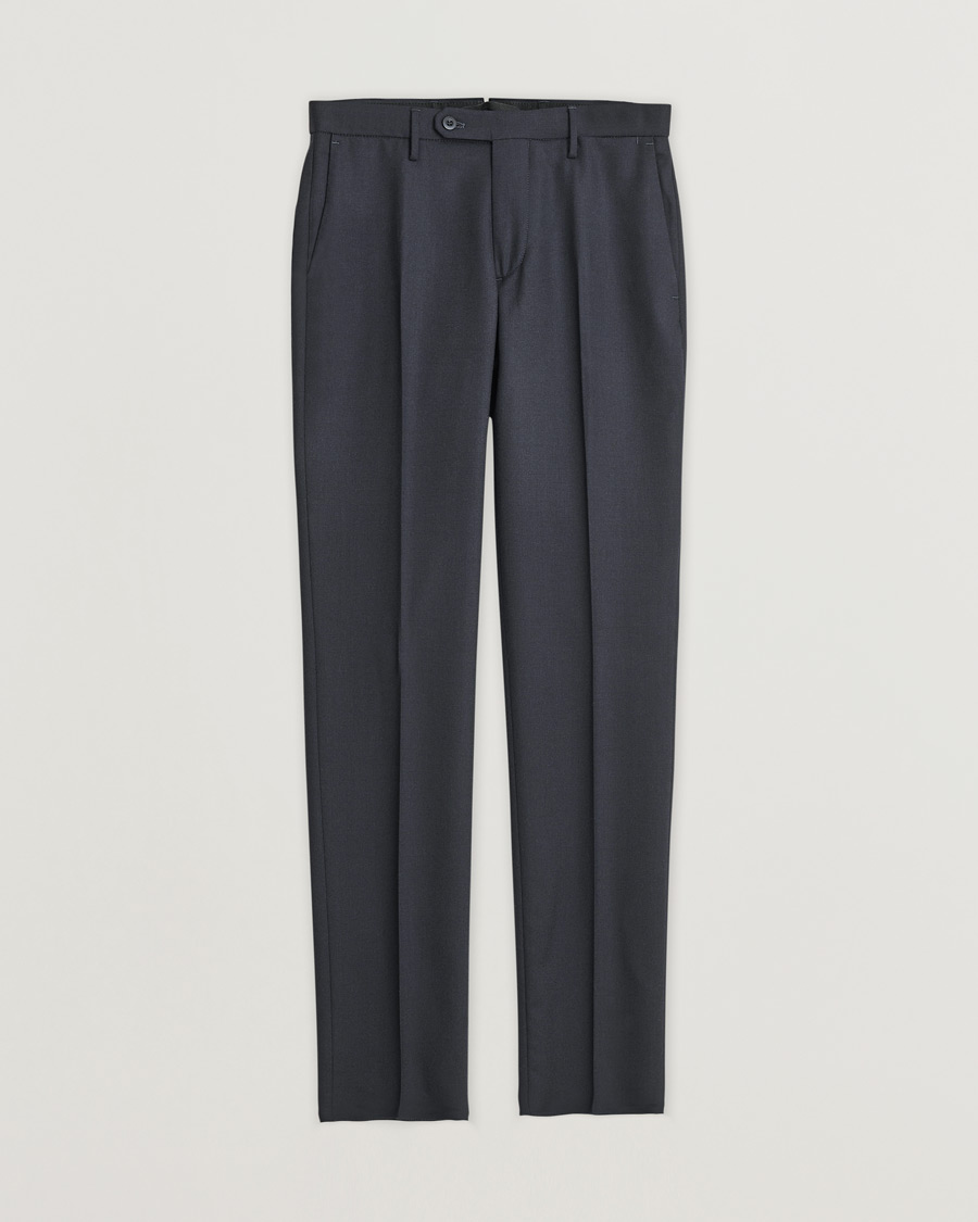 Herr | Pre-owned Byxor | Pre-owned | Slowear Tekno Sartorial Flannel Trousers Navy 44