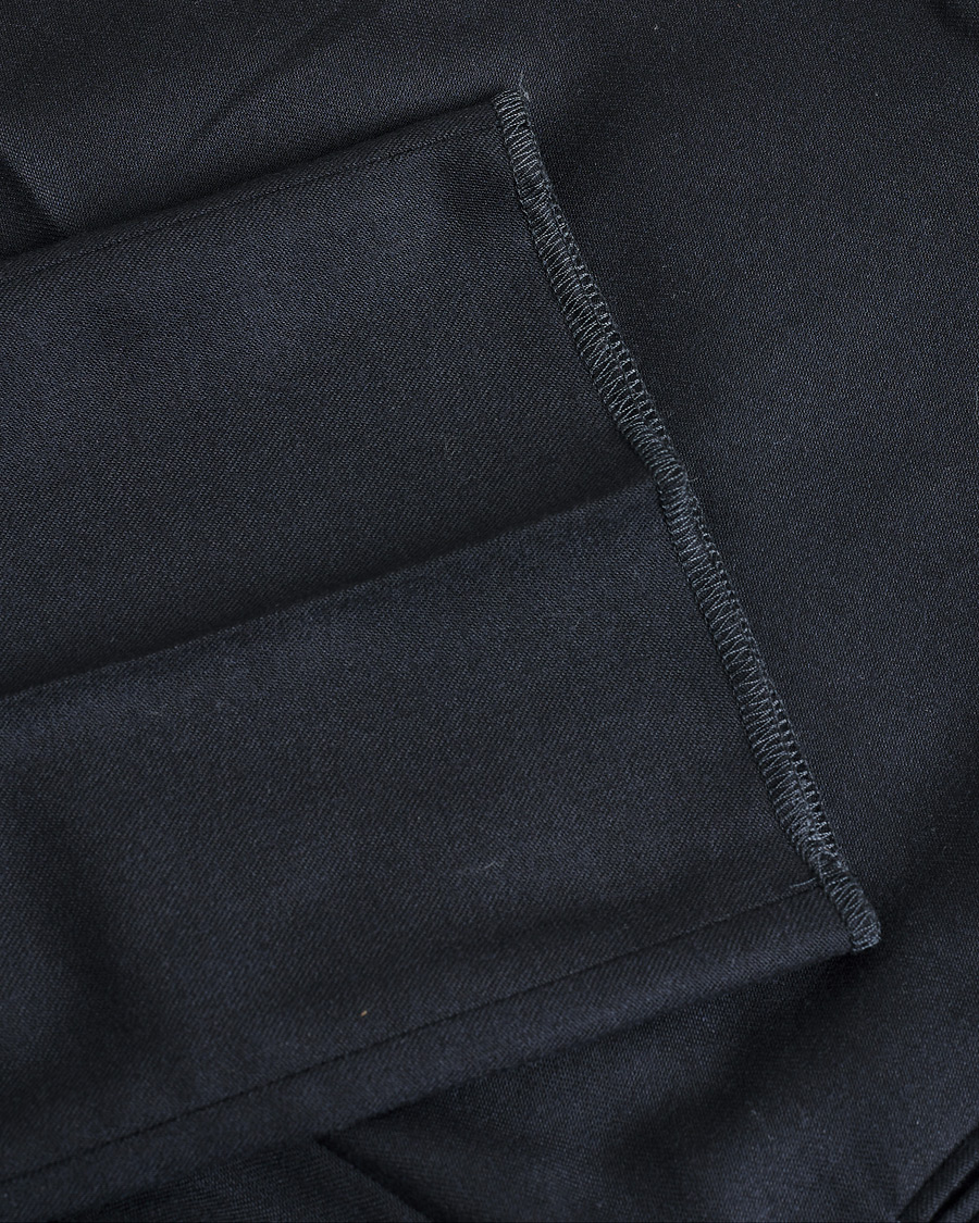 Herr | Pre-owned Byxor | Pre-owned | Slowear Tekno Sartorial Flannel Trousers Navy 44