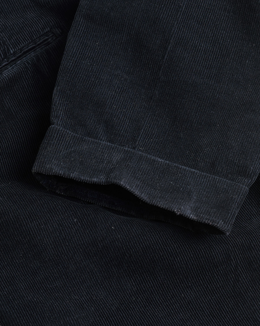 Herr | Pre-owned Byxor | Pre-owned | Incotex Slim Fit Garment Dyed Slacks Navy