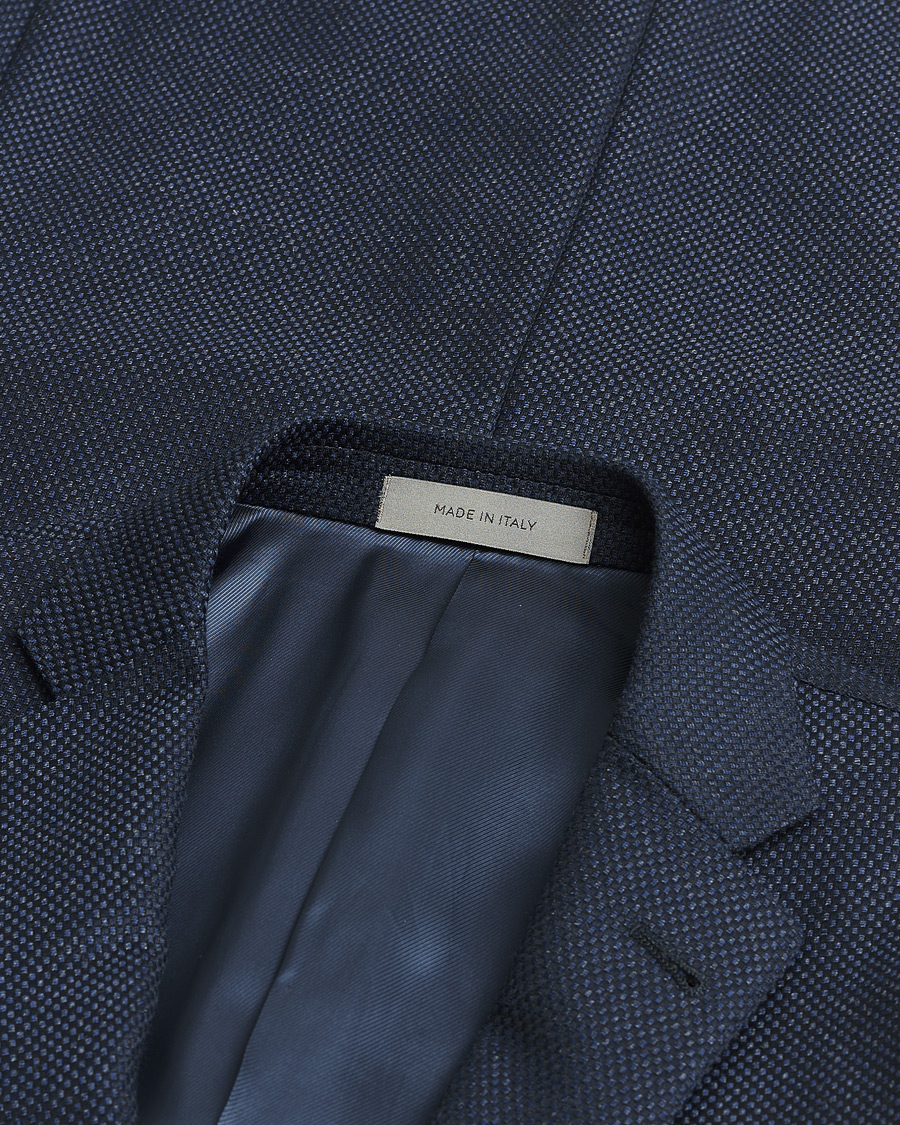 Herr | Pre-owned Kavajer | Pre-owned | Corneliani Wool & Cashmere Blazer Navy 48