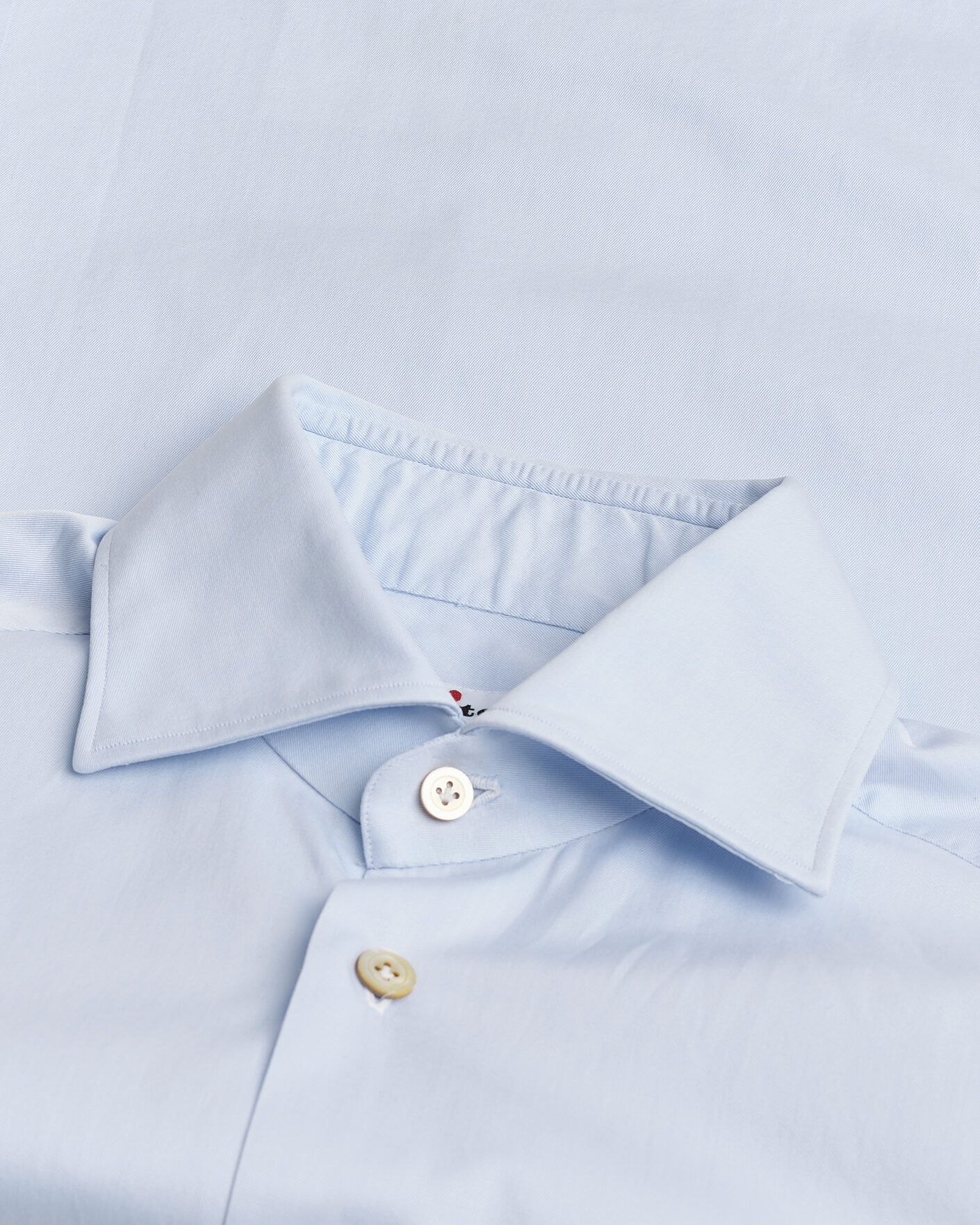 Herr | Pre-owned Skjortor | Pre-owned | Kiton Cotton Dress Shirt Light Blue 38 - S