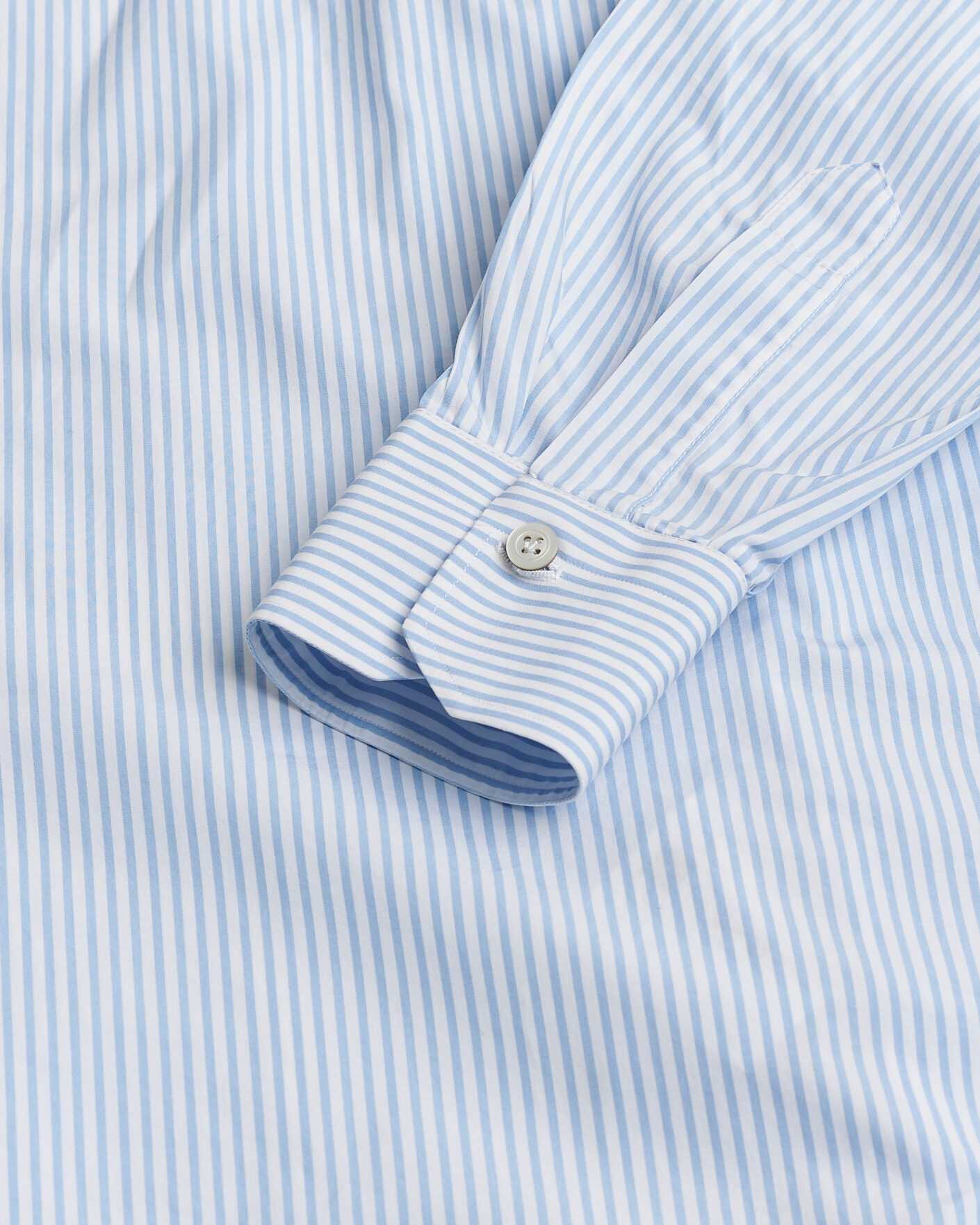 Herr | Pre-owned Skjortor | Pre-owned | Kiton Cotton Dress Shirt Light Blue Stripe 38 - S