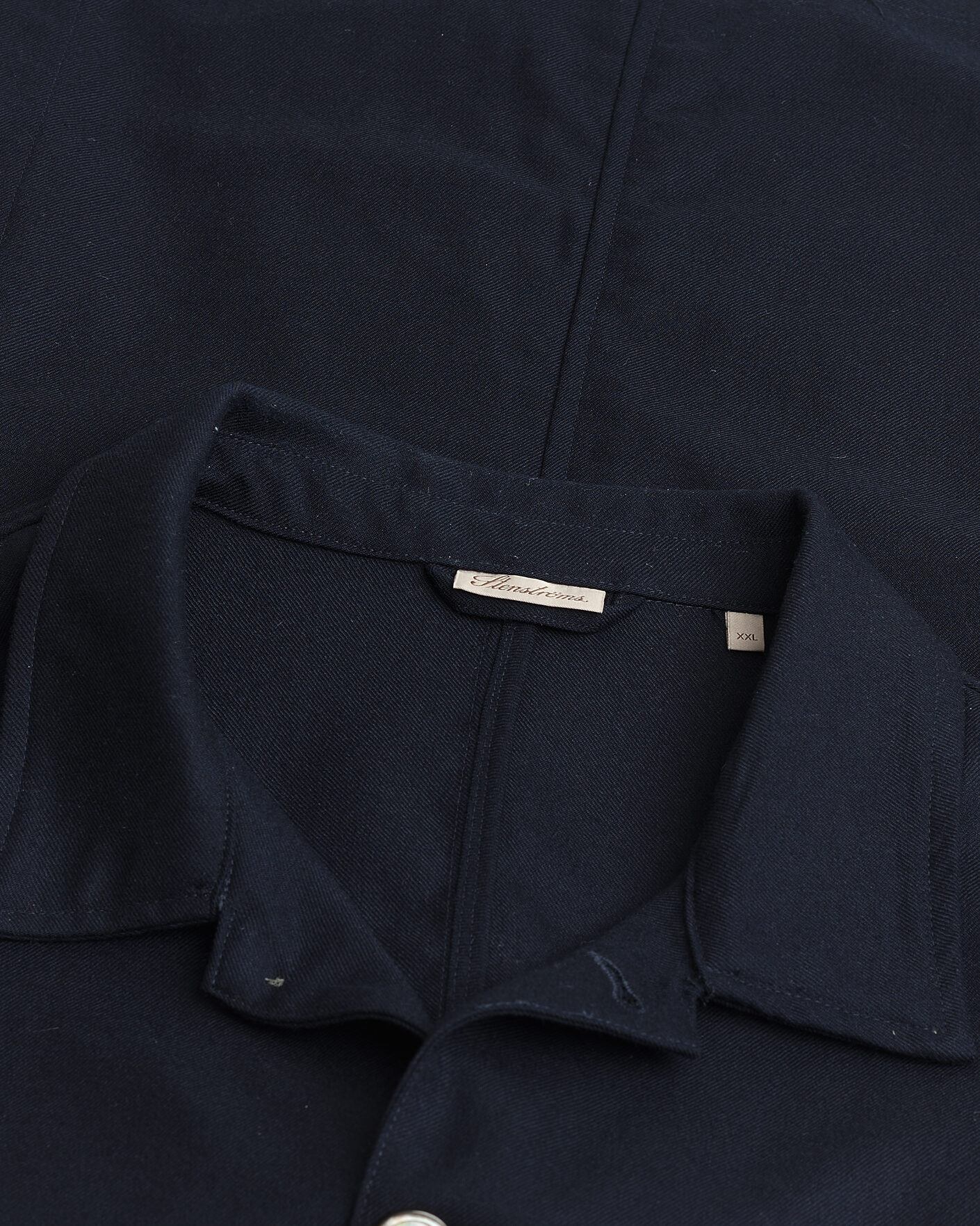 Herr | Pre-owned Skjortor | Pre-owned | Stenströms Wool Overshirt Navy XXL