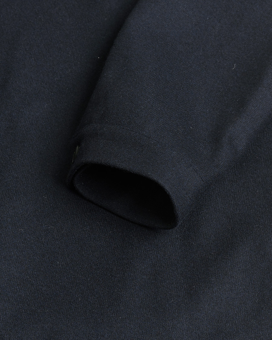 Herr | Pre-owned Jackor | Pre-owned | Sunspel Boiled Wool Jersey Jacket Navy M