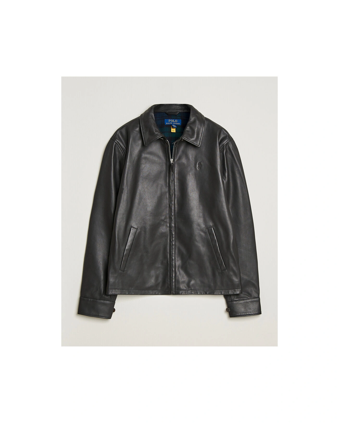 Herr | Pre-owned Jackor | Pre-owned | Polo Ralph Lauren Maxwell Windbreaker Leather Jacket Polo Black L