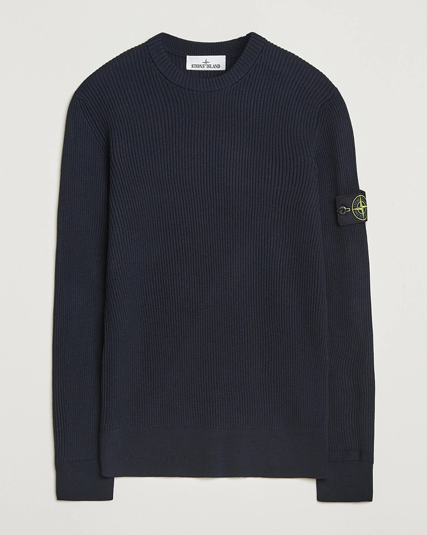 Herr | Pre-owned Tröjor | Pre-owned | Stone Island Full Rib Crewneck Navy S