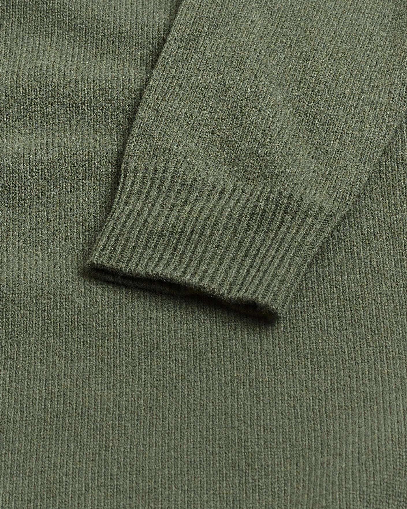 Herr | Pre-owned Tröjor | Pre-owned | Stone Island Knitted Lambswool Crew Neck Military Green M