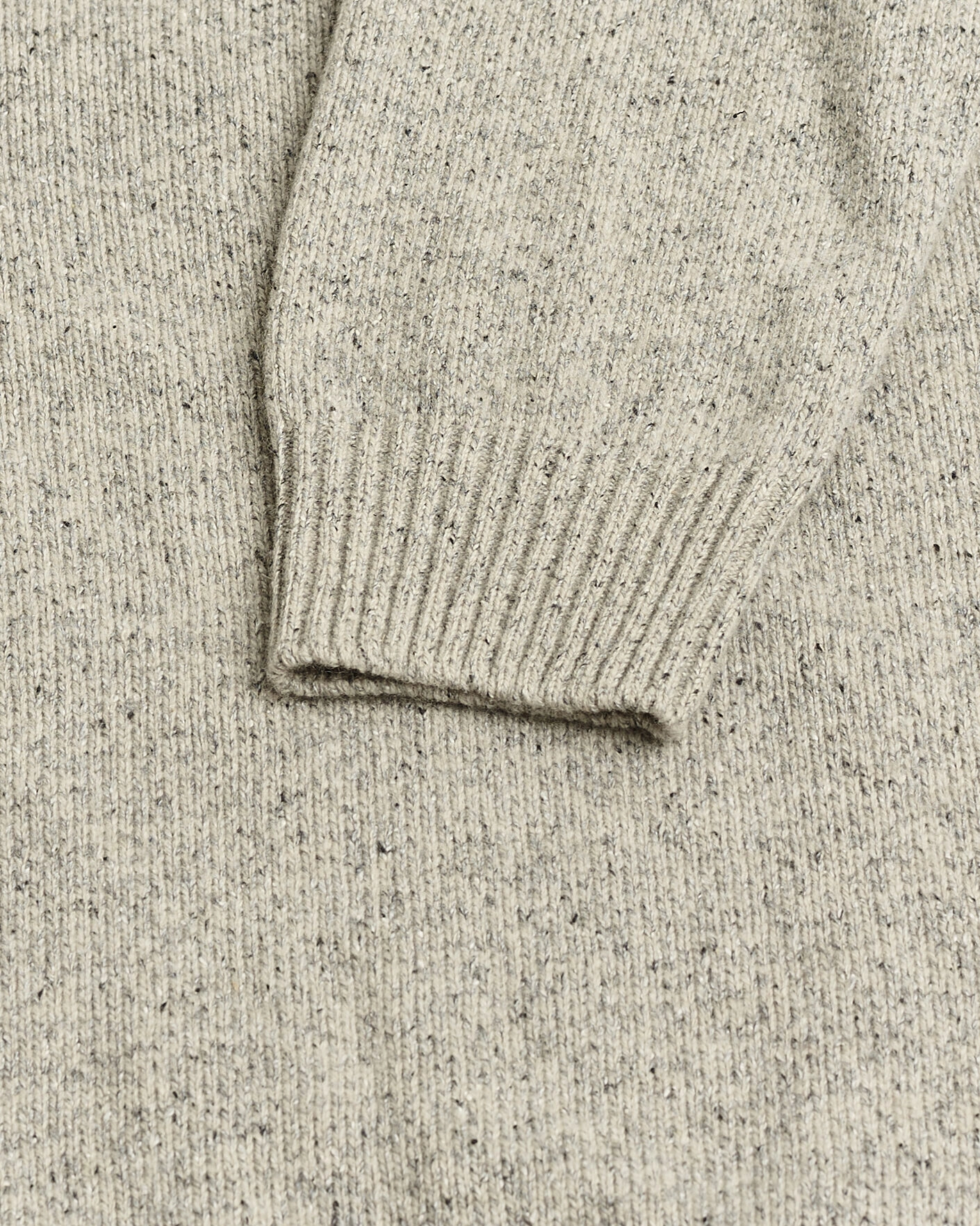 Herr | Pre-owned Tröjor | Pre-owned | Gran Sasso Cashmere & Silk Blend Crew Neck Grey Melange 48