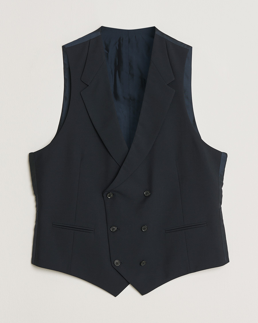 Herr | Caruso Mohair Blend Aida 3-Piece Suit Navy 50 | Pre-owned | Caruso Mohair Blend Aida 3-Piece Suit Navy 50