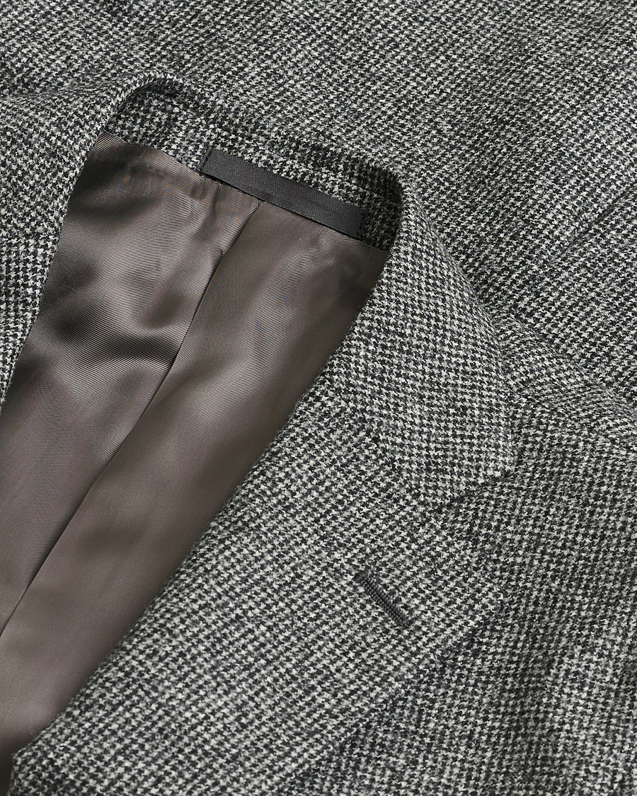 Herr | Pre-owned Kostymer | Pre-owned | Caruso Houndstooth Wool Suit Grey 50