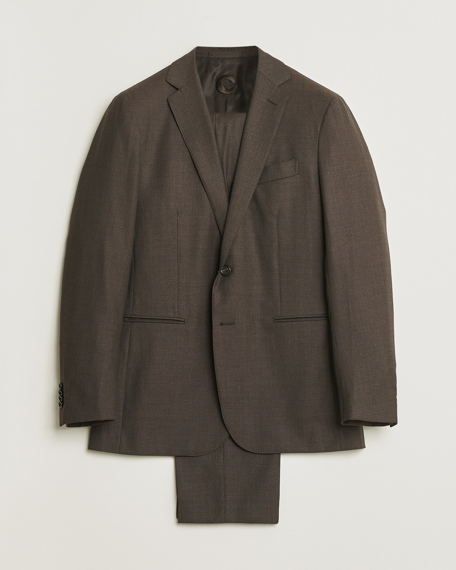 Herr | Pre-owned Kostymer | Pre-owned | Caruso Wool & Cashmere Suit Brown 48