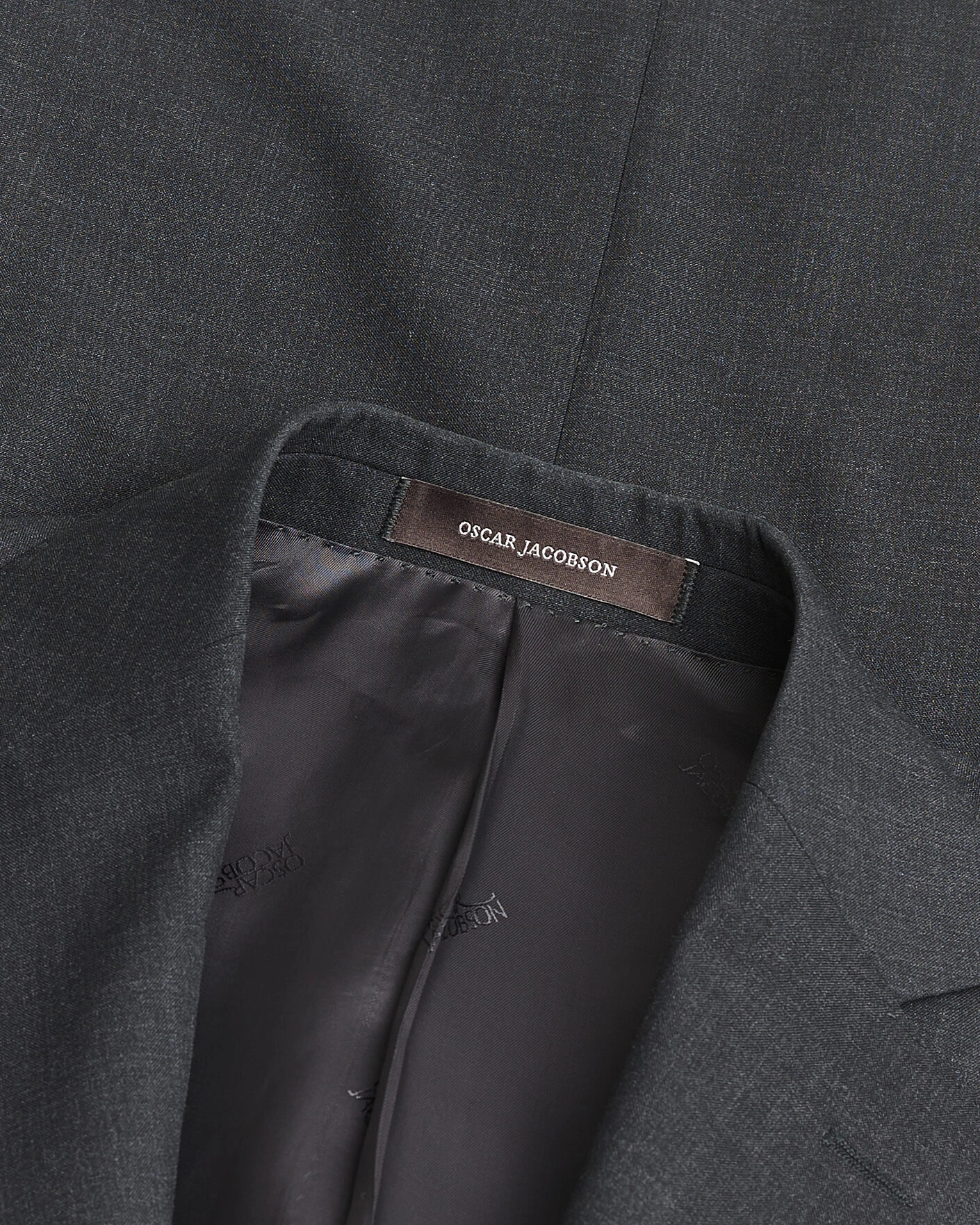 Herr | Pre-owned Kostymer | Pre-owned | Oscar Jacobson Ego Wool Suit Dark Grey 46