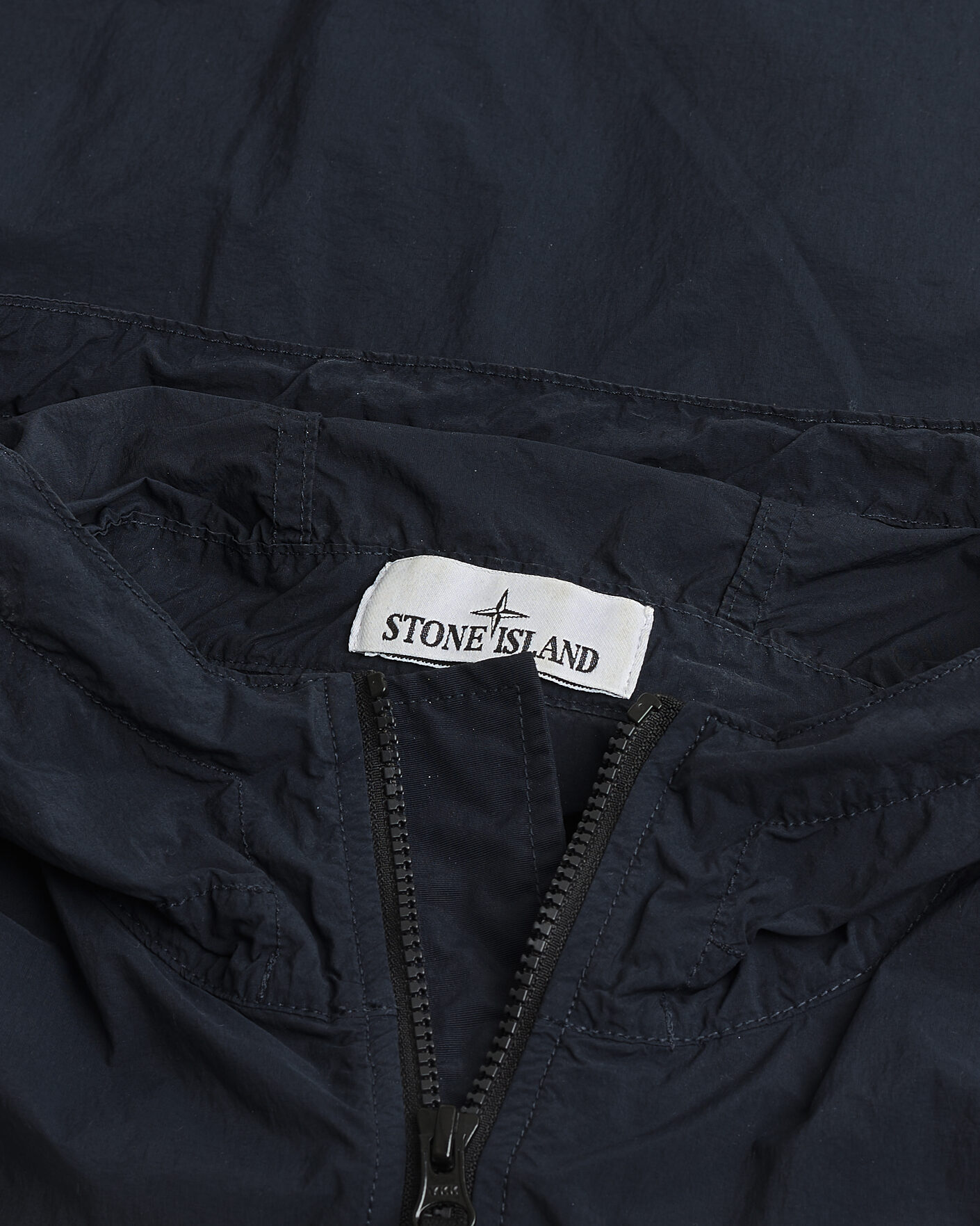 Herr | Pre-owned Jackor | Pre-owned | Stone Island Nylon Smerigliato-TC Short Parka Navy M