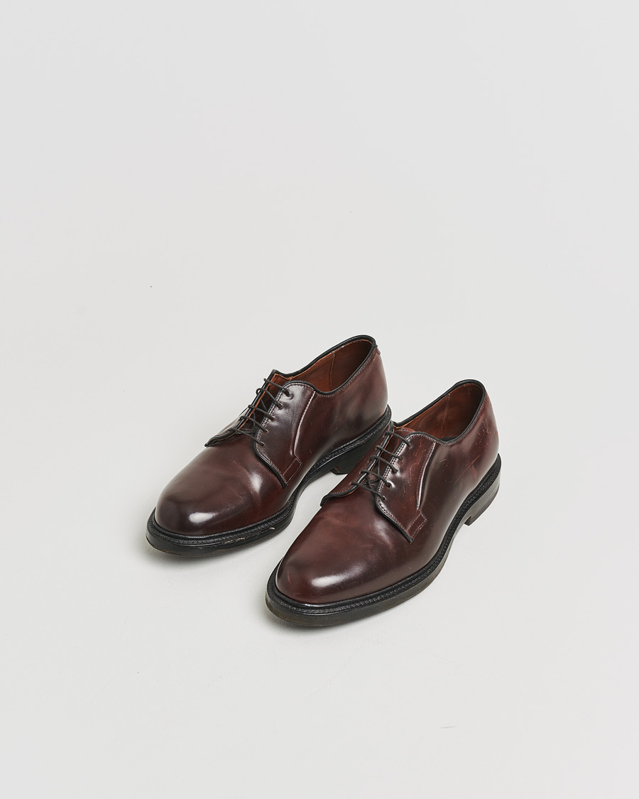 Herr | Pre-owned Randsydda skor | Pre-owned | Allen Edmonds Leeds Shell Cordovan Derby Burgundy US8,5 - EU42