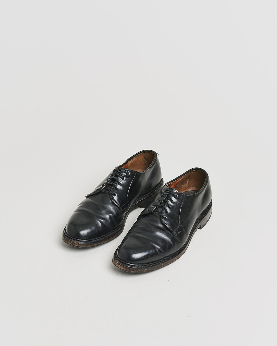 Herr | Pre-owned Randsydda skor | Pre-owned | Allen Edmonds Leeds Shell Cordovan Derby Black US8,5 - EU42