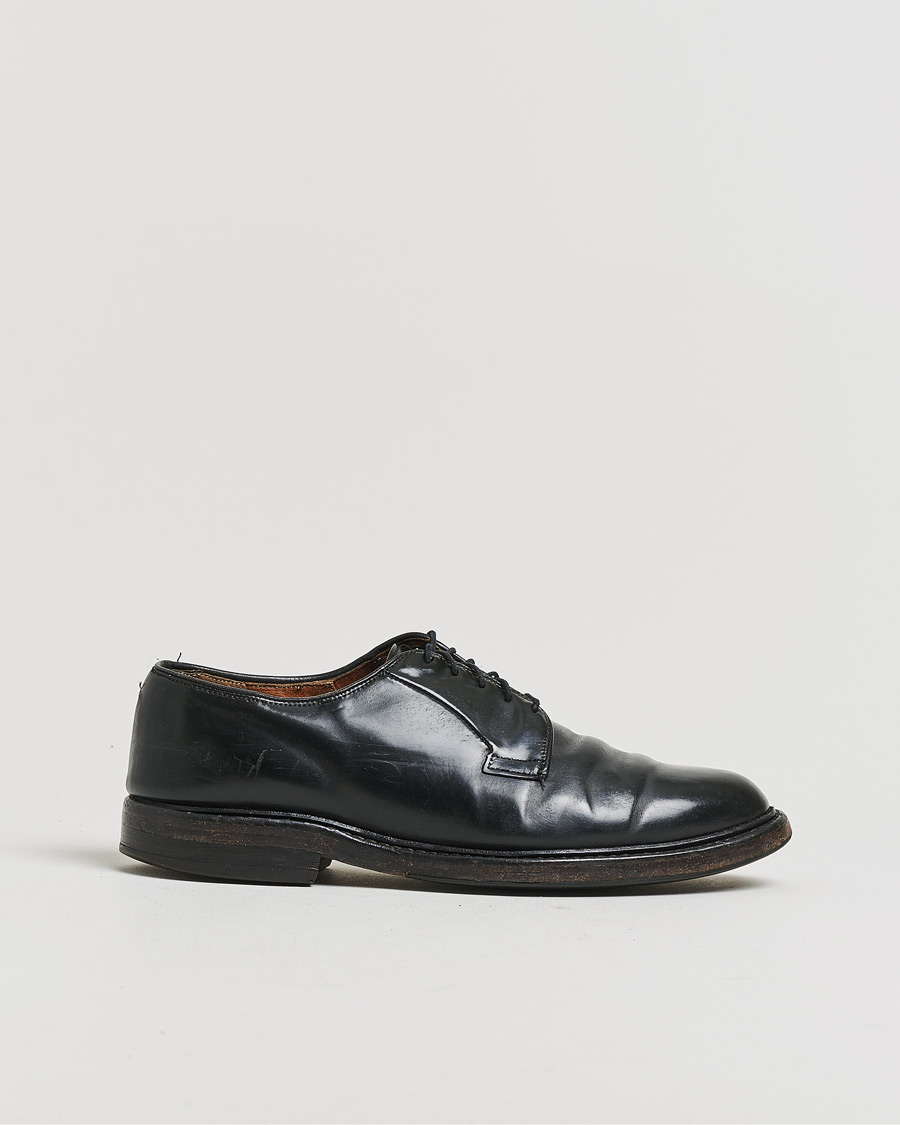 Herr | Pre-owned Randsydda skor | Pre-owned | Allen Edmonds Leeds Shell Cordovan Derby Black US8,5 - EU42