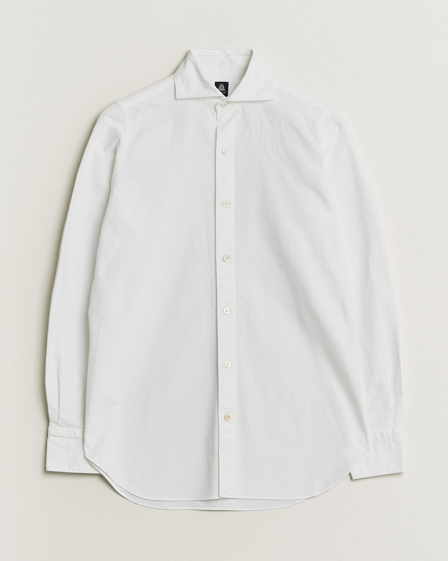 Herr | Pre-owned Skjortor | Pre-owned | Finamore Napoli Gaeta Oxford Cut Away Shirt White S