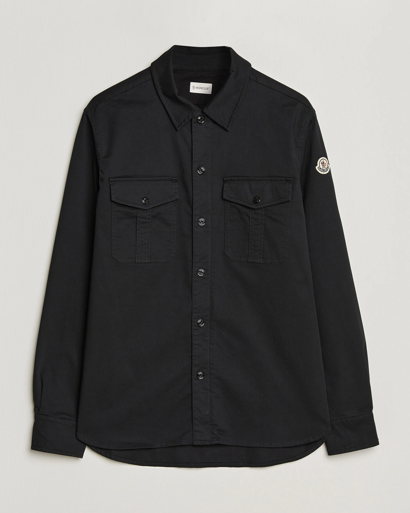 Herr | Pre-owned Skjortor | Pre-owned | Moncler Double Pocket Overshirt Black L