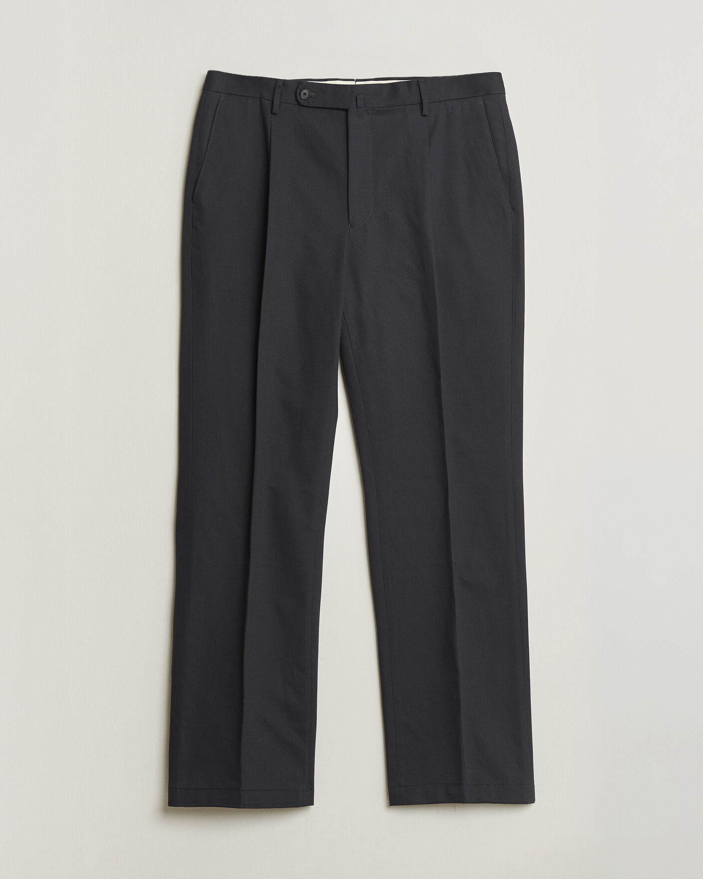Herr | Pre-owned Byxor | Pre-owned | Rubato High Waist Cotton Chino Navy 52