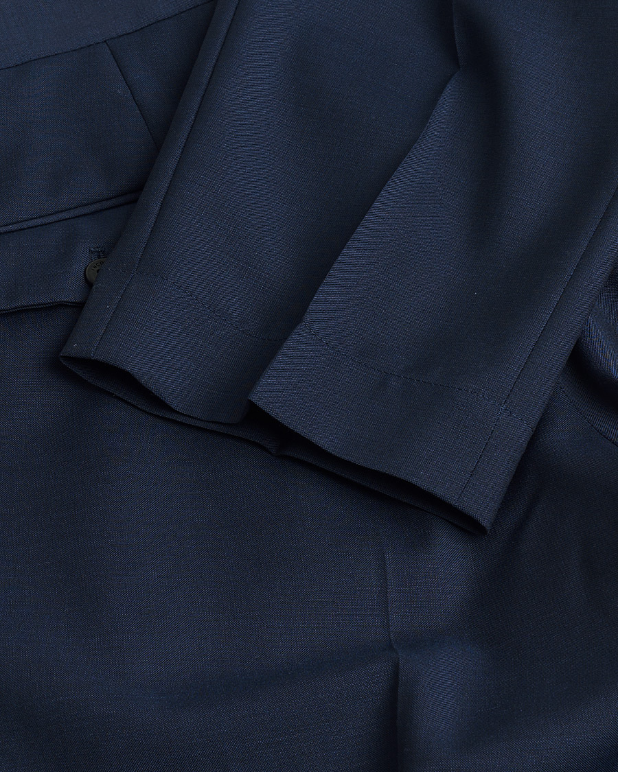 Herr | Pre-owned Byxor | Pre-owned | Incotex Tapered Fit Super 100s Wool Pants Navy 50