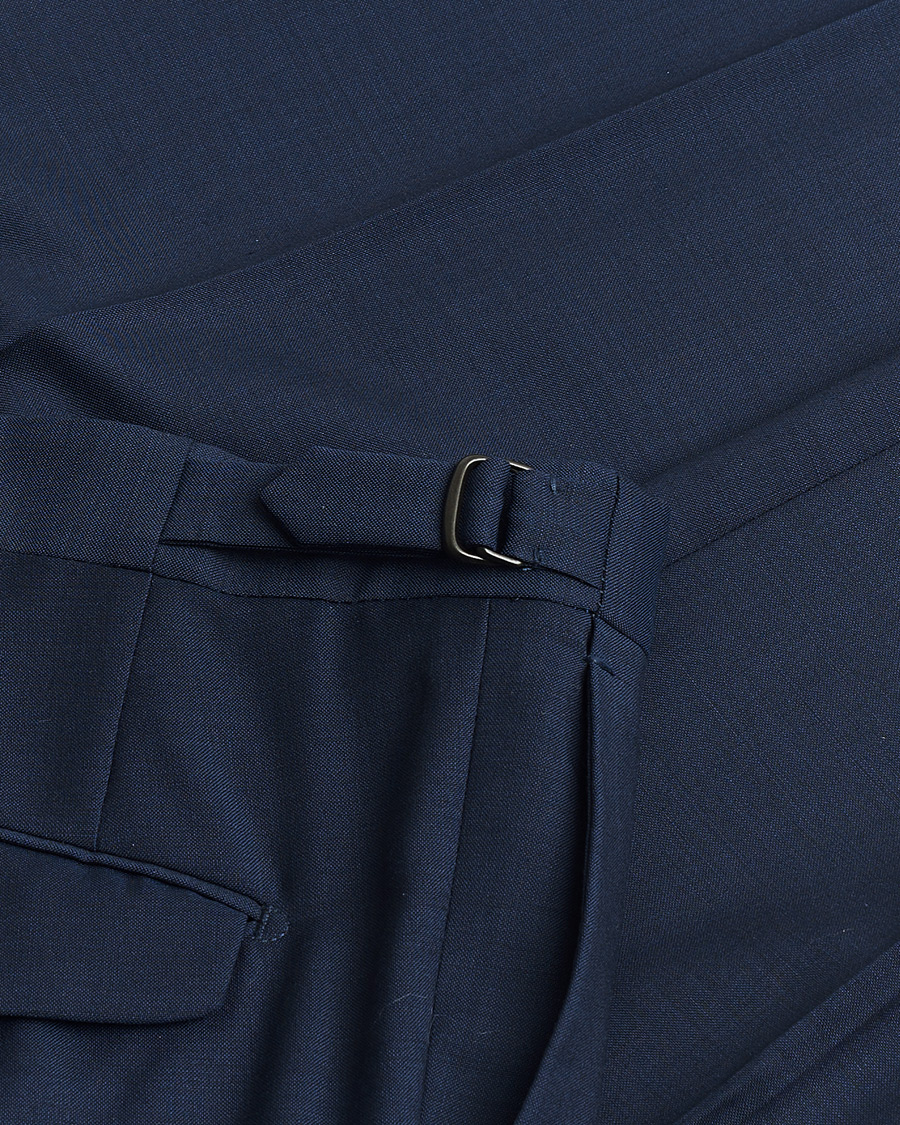 Herr | Pre-owned Byxor | Pre-owned | Incotex Tapered Fit Super 100s Wool Pants Navy 50