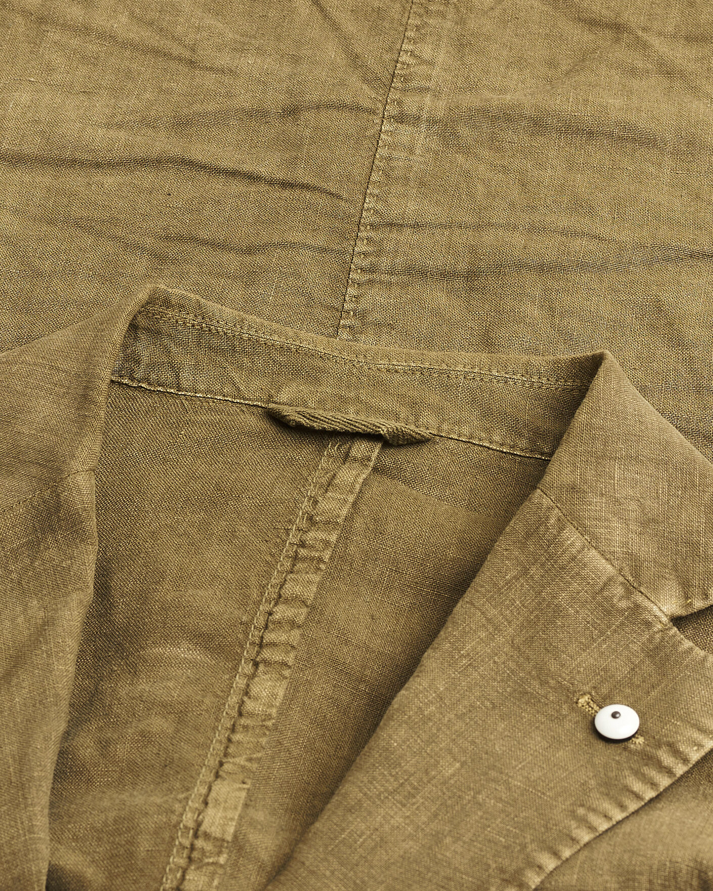 Herr | Pre-owned Kavajer | Pre-owned | L.B.M. 1911 Jack Regular Fit Linen Blazer Olive 46