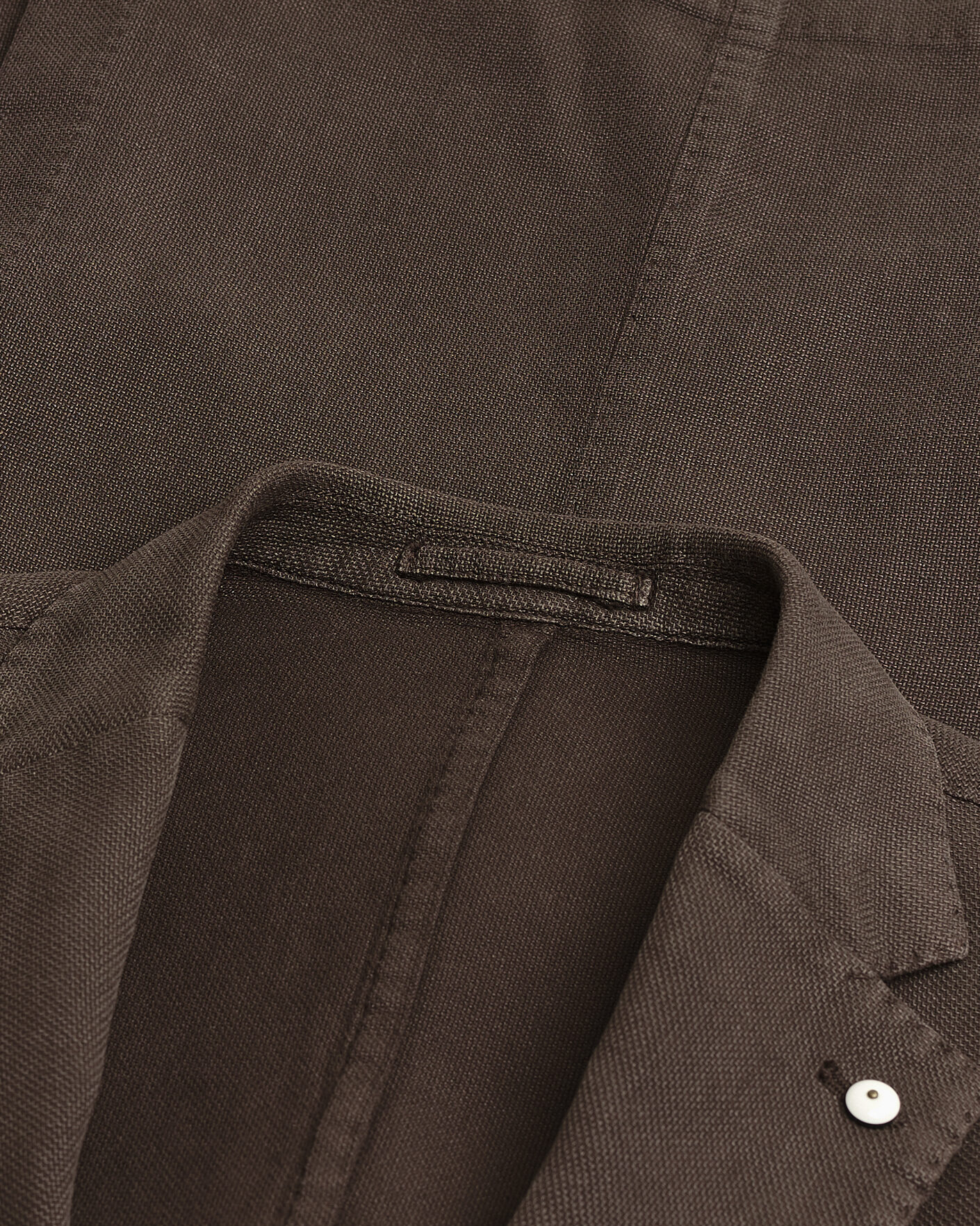 Herr | Pre-owned Kavajer | Pre-owned | L.B.M. 1911 Jack Regular Fit Structured Cotton Blazer Brown 50
