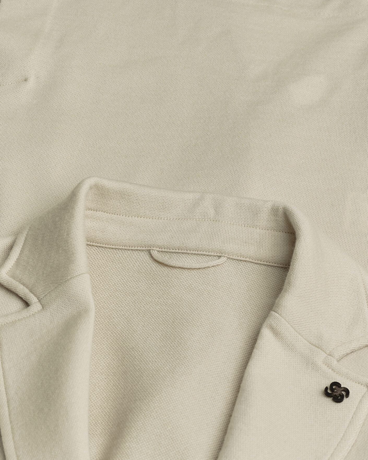 Herr | Pre-owned Kavajer | Pre-owned | Gran Sasso Wool Knitted Blazer Cream 50