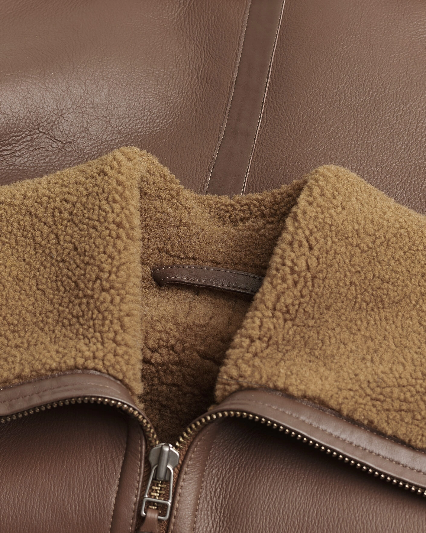 Herr | Pre-owned Jackor | Pre-owned | Tiger of Sweden Dace Shearling Jacket Brown M