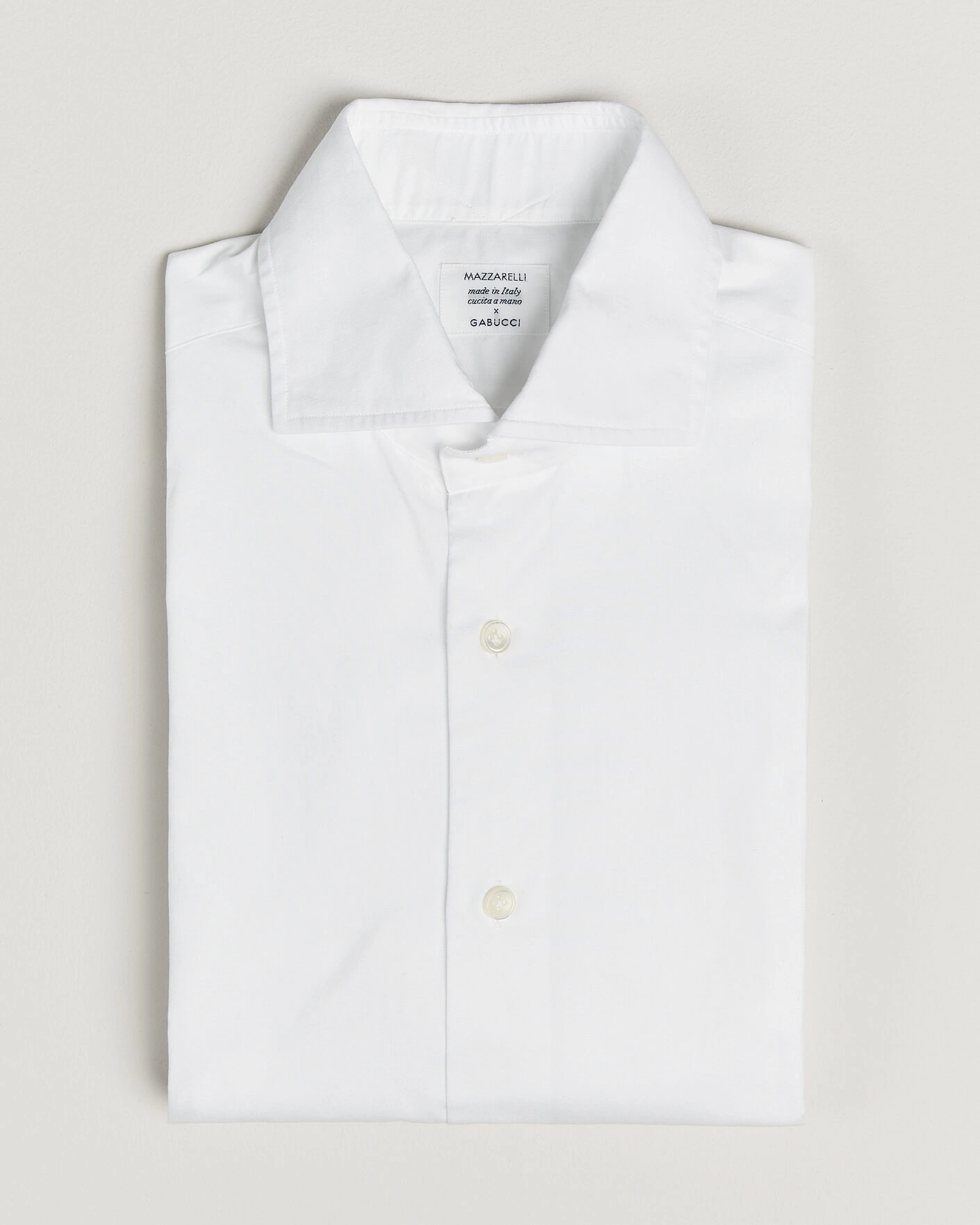Herr | Pre-owned Skjortor | Pre-owned | Mazzarelli Soft Cotton Shirt White 39 - M