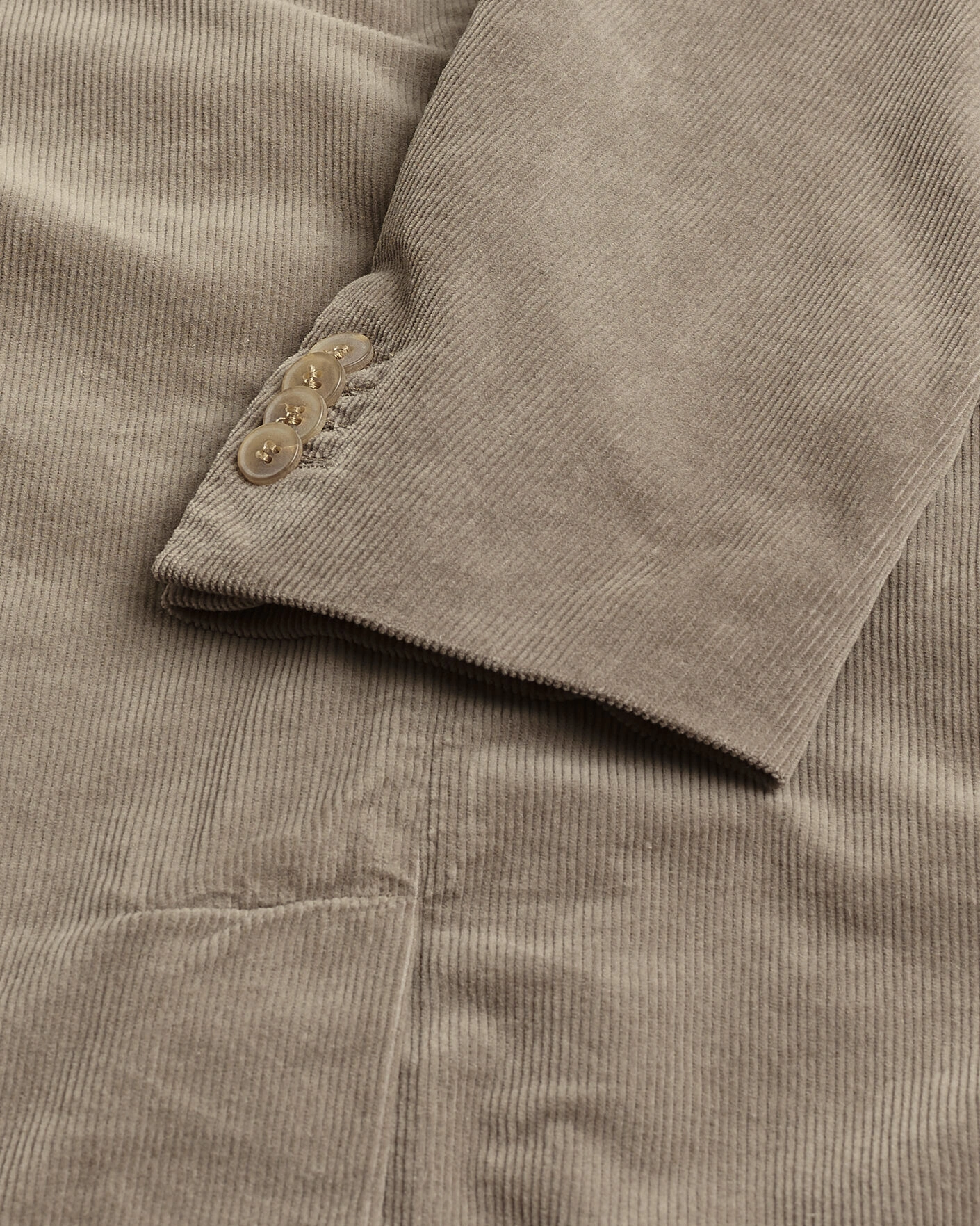 Herr | Pre-owned Kavajer | Pre-owned | Sunspel Relaxed Corduroy Blazer Taupe UK42 - EU52