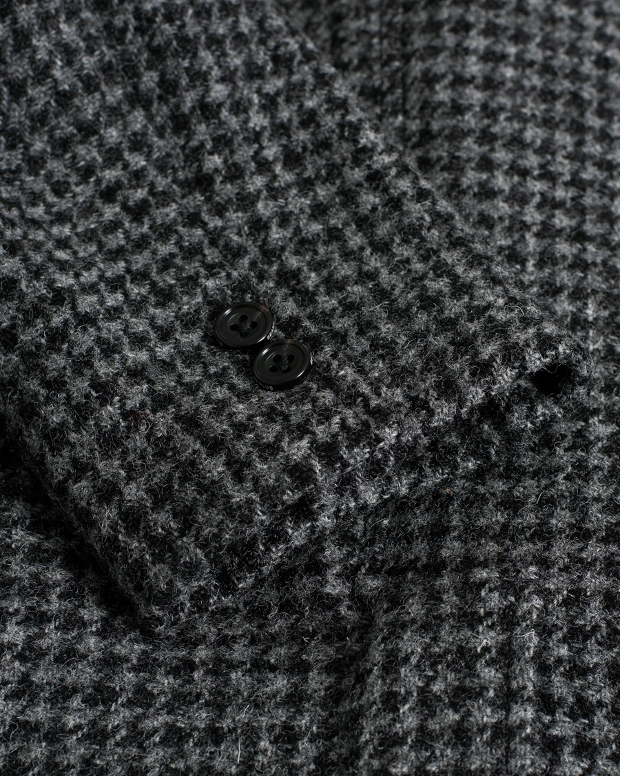 Herr | BEAMS PLUS Harris Tweed Houndtooth Blazer Grey M | Pre-owned | BEAMS PLUS Harris Tweed Houndtooth Blazer Grey M