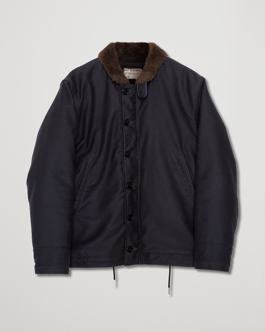 The Real McCoy's N-1 Deck Jacket Navy 50 | Herr - Care of Carl The Real McCoy's N-1 Deck Jacket Navy 50 | Herr - Care of Carl