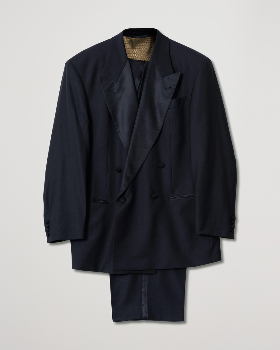 Herr | Hugo Boss Vintage Tuxedo Super 100 Wool Navy 52 | Pre-owned | Hugo Boss Vintage Tuxedo Super 100 Wool Navy 52